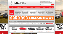 Desktop Screenshot of cityholden.com.au
